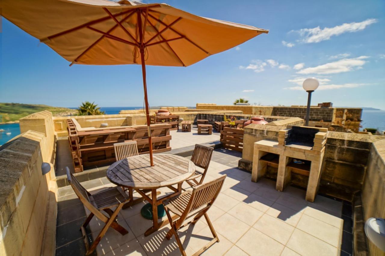 Getawaynpetto Private Duplex Maisonette With Jacuzzi Hot Tub Mgarr ภายนอก รูปภาพ
